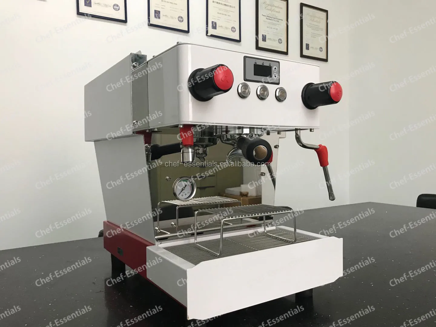 KB01-PAR Single-head Coffee Machine Rotary Pump Coffee Maker Commercial Professional 2KW Cover Auto Copper Espresso Maker