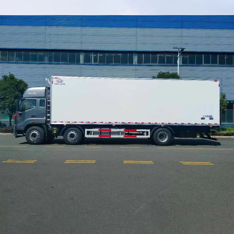 9.6 Mi Futian Auman Small Three-Axle Refrigerated Truck Diesel Medicine Vaccine Cold Chain Truck Aluminum Alloy Ventilation Tank