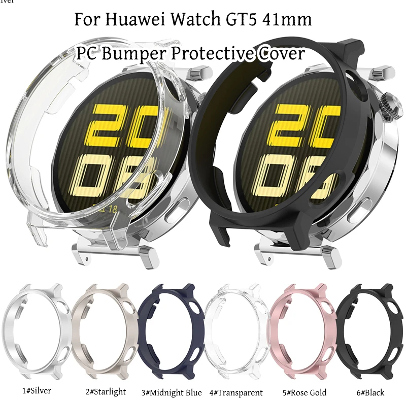 Smartwatch Accessories Hollow Hard PC Bumper Frame Watch Case Cover For Huawei Watch GT5 41mm 46mm