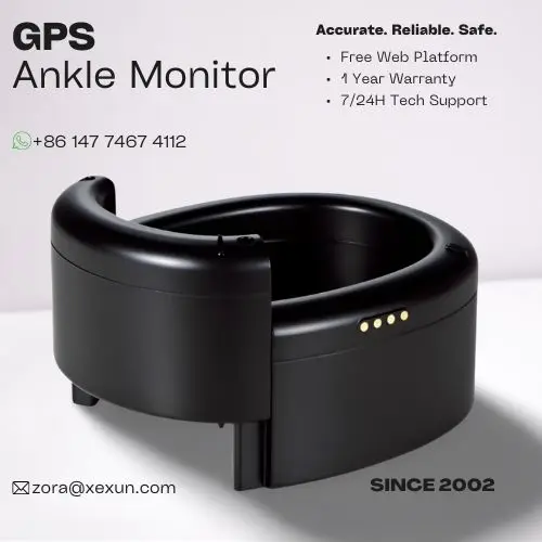 4G Single GPS Tracker Ankle Bracelet Anti disassembly alarm Waterproof Ankle Monitor GPS Locator for Prisoners Offender