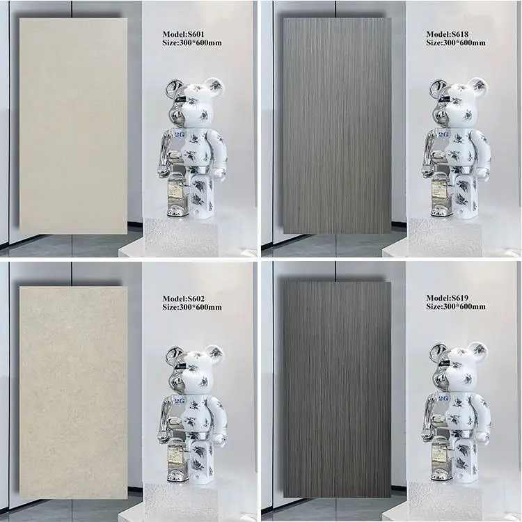 Дешевая мягкая легкая деревенская фарфоровая напольная плитка 300x600 керамическая кирпичная матовая для наружных стен Afirca