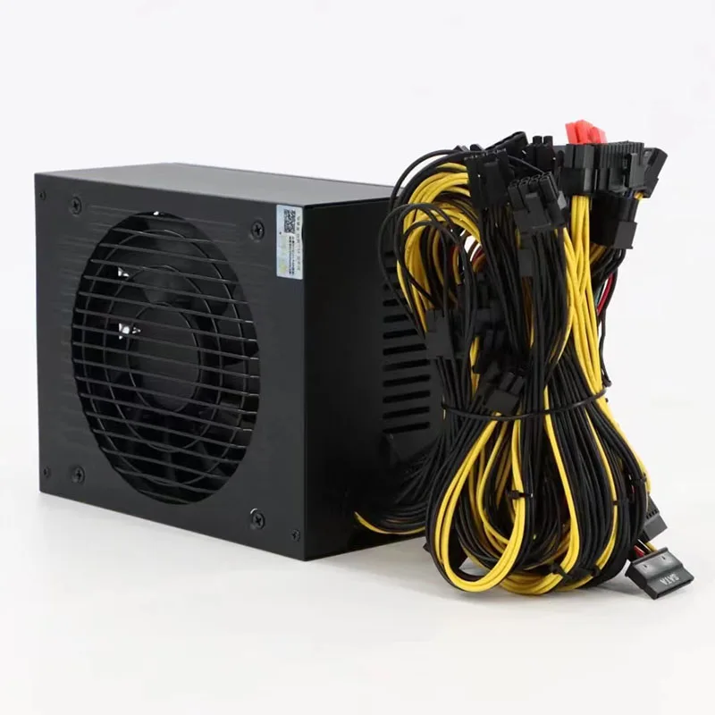 Factory direct sales JULONGFENGBAO multi-way power supply 12V rated 1800w 2000w 2500w 2800w GPU graphics card RIG chassis PSU