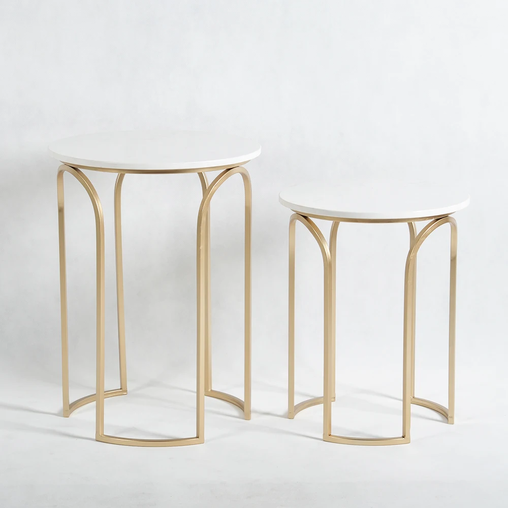 Mayco Accent Modern Style Living Room Sets Small Round Marble Coffee Side Table Scandinavian Home Furniture