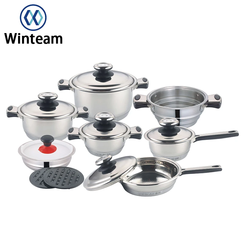 German home Kitchen cooking cook ware cookware set nonstick pots and pans set