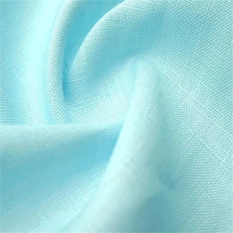 2022 Eco-Friendly Oeko-tex  No MOQ Multi Color Plain Natural Breathable Soft Linen Fabric For Shirt and cloth