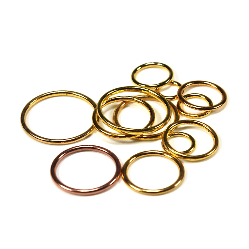 Lingerie accessories metal bra 0 ring slider