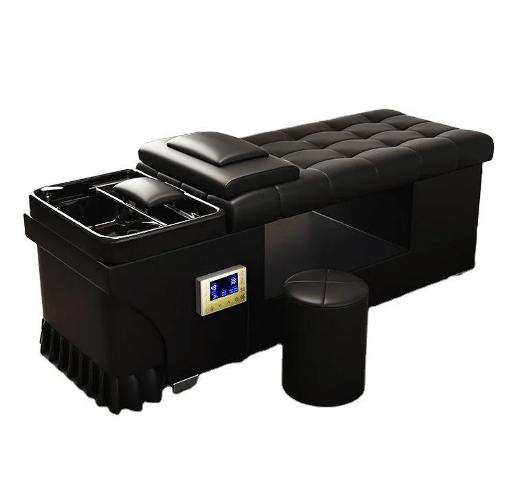 Head Spa Hair Wash Station Massage Chair With Steam Spa Head Water Therapy Thai Massage Shampoo Bed