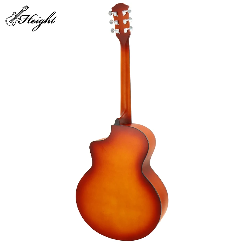 Acoustic Guitar Guitarra Bass Wood Folk Guitar High-Quality Custom Cutaway Flamenco Guitar 40 inch