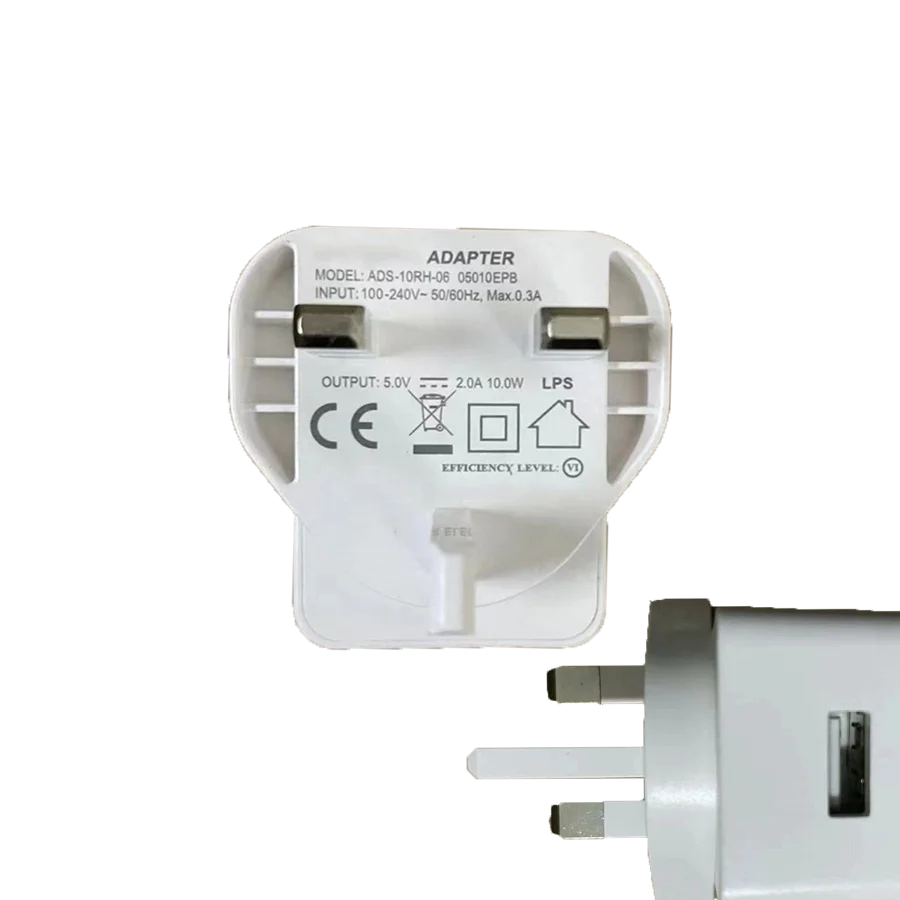3pin UK USB Charger Travel Wall Charger 5v 2a AC Adapter