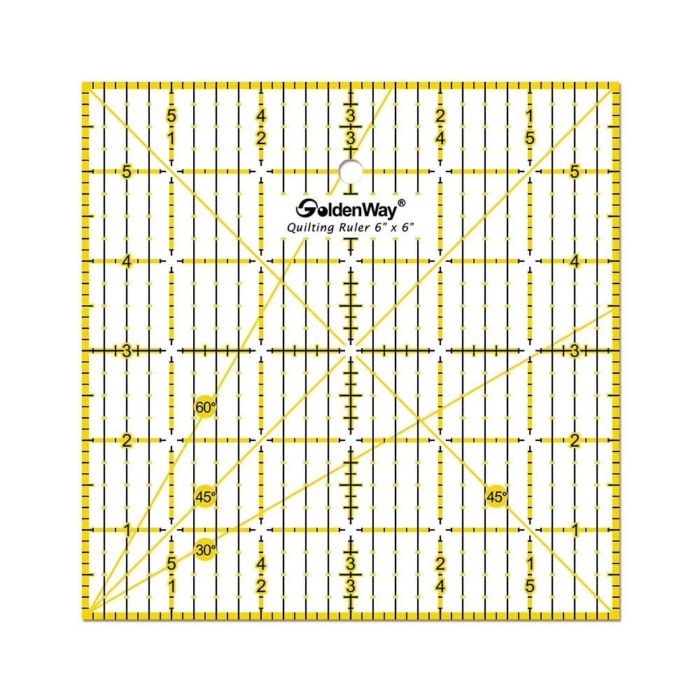 acrylic quilting ruler 6x12 inch