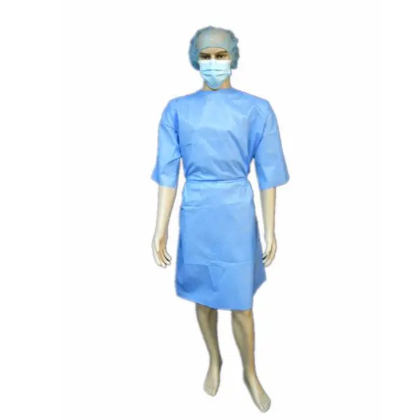 Disposable Level 1/2/3/4 Dental Hospital Operation Gown Patient Protective Nonwoven PP Reinforced SMS Isolation Medical Surgical