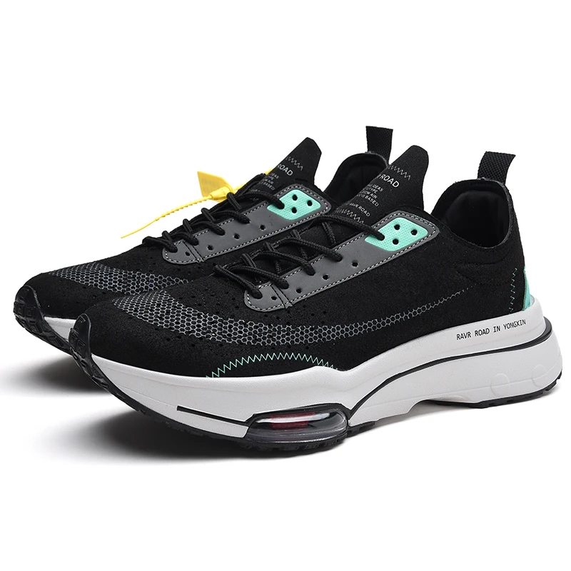 Microfiber Leather Sport Running Shoes Anti-slip Wear-resistant EVA Sole Men Women casual sneakers couple shoes