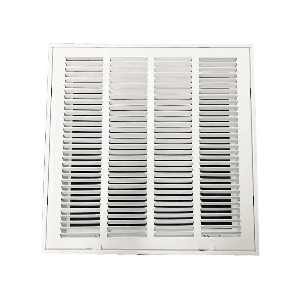 Air Ventilation Dryer Vent Outlet 8 Inches Louvered Air Square Vents  for HVAC Systems Aluminum Powder Coated Air Vent