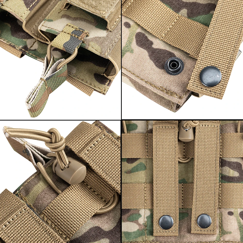 Multicam Cordura Double-Stack triple  AR 5.56mm tactical magazine pouch