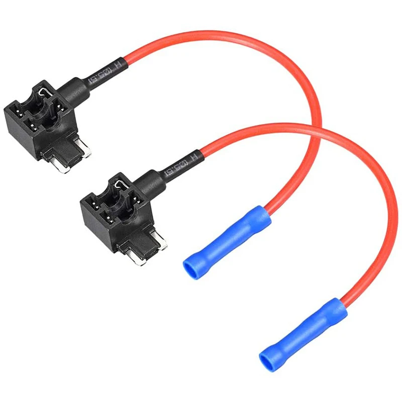 16 Gauge AWG Add-A-Circuit Car Vehicle Blade Fuse Holder for LP Mini ATM/Low profile Fuse