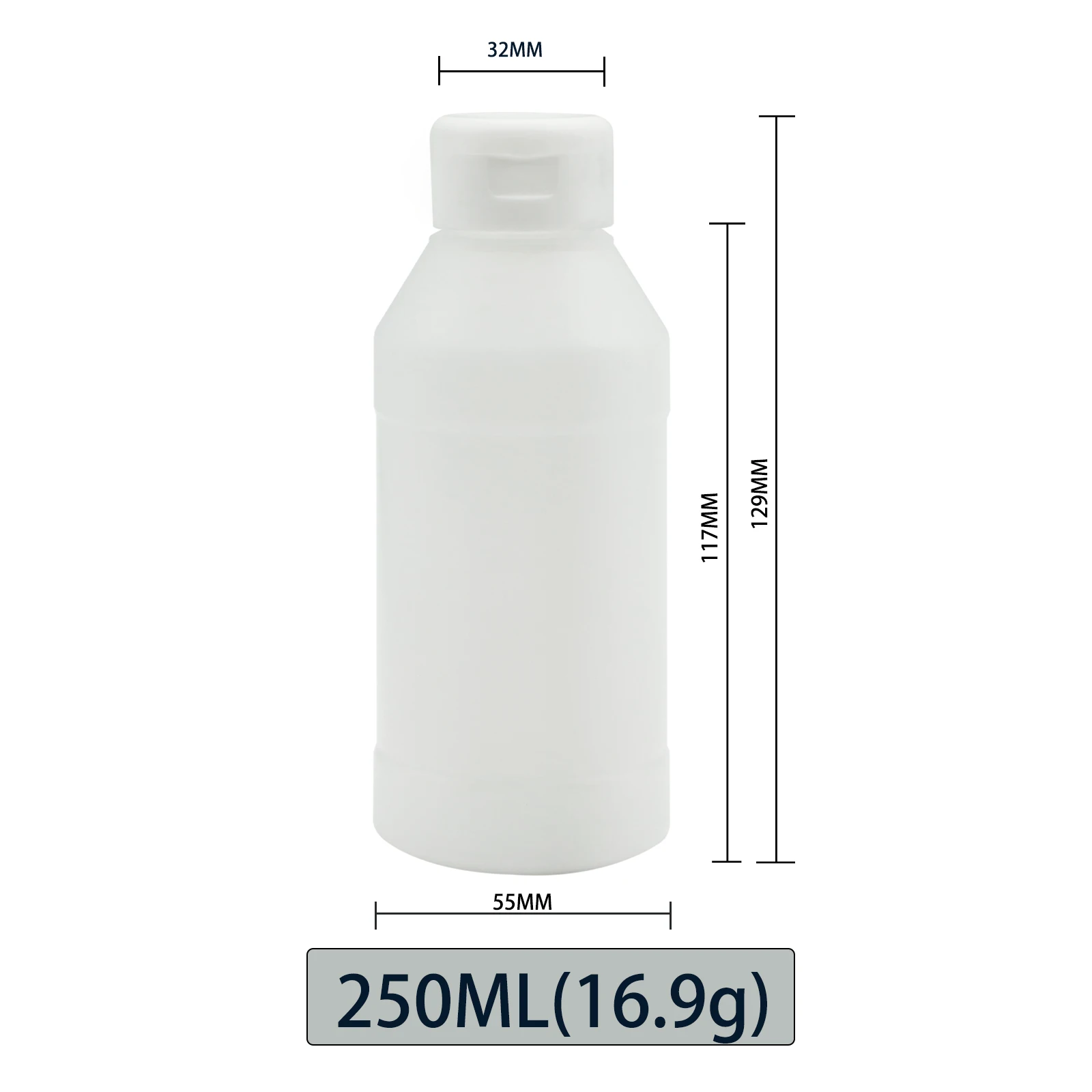 Manufacturers supply 250ml Plastic Bottles PE Plastic Bottle