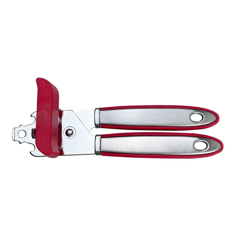 Household Manual Multifunctional Bottle Beer Opener Plastic Handle Tin Can Opener Non-stick Stainless Steel Bottle Opener