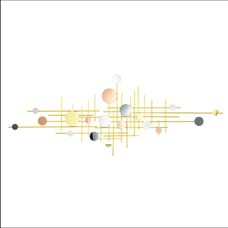 New Arrival Nordic Creative Wall Sculptures Wrought Iron Wall Art Home Decoration for Living Room