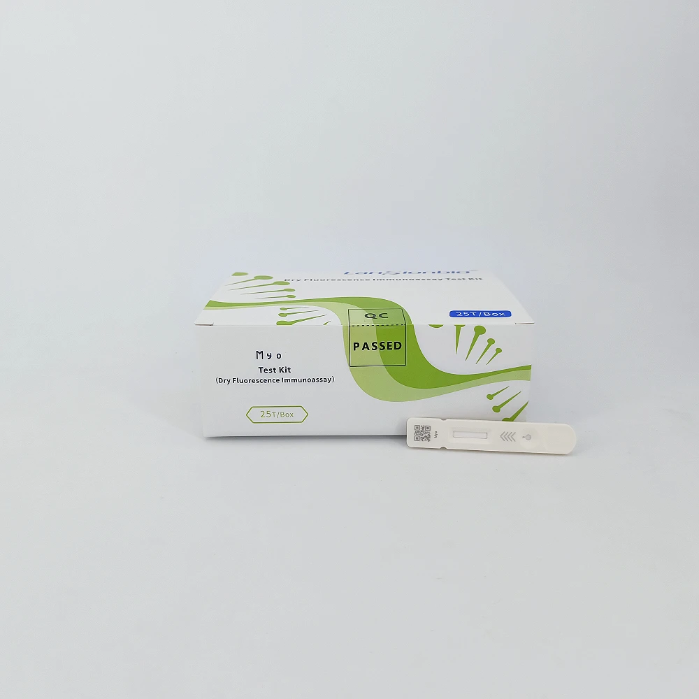Lansionbio High Sensitivity Myo Immunoassay Reagents Myoglobin Muscle Damage Diagnostic Rapid Test Medical Supplies