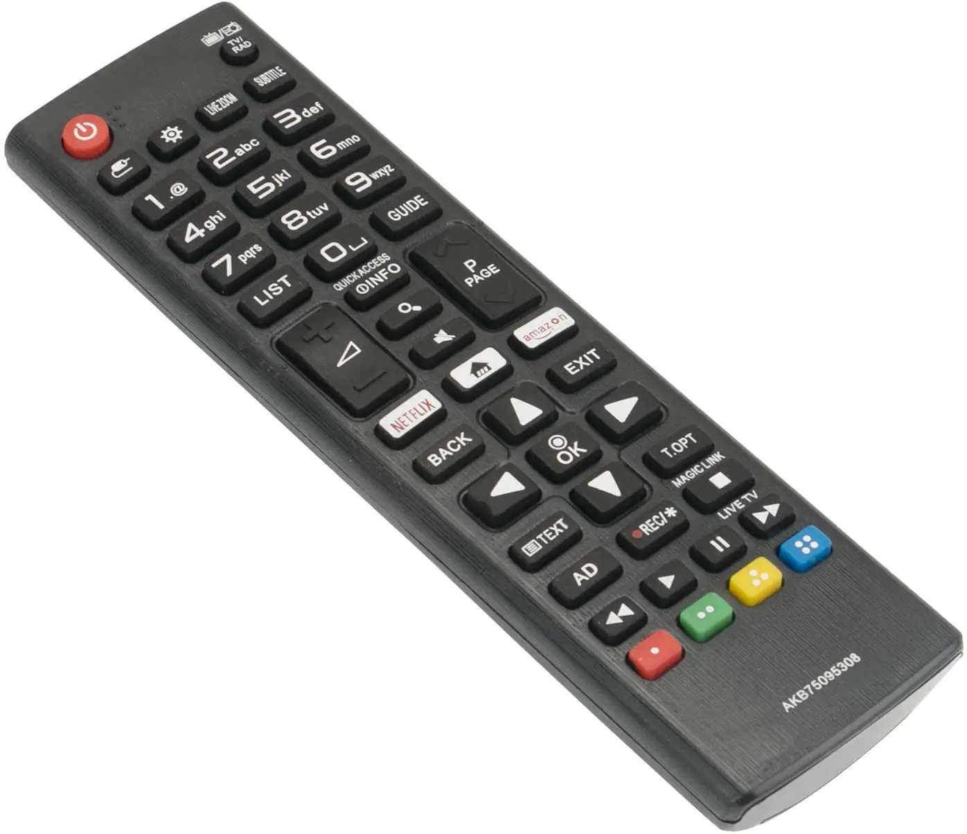 Пульт дистанционного управления AKB75095308 с фирменным логотипом для телевизора LG, универсальный пульт дистанционного управления для международной торговли на английском языке