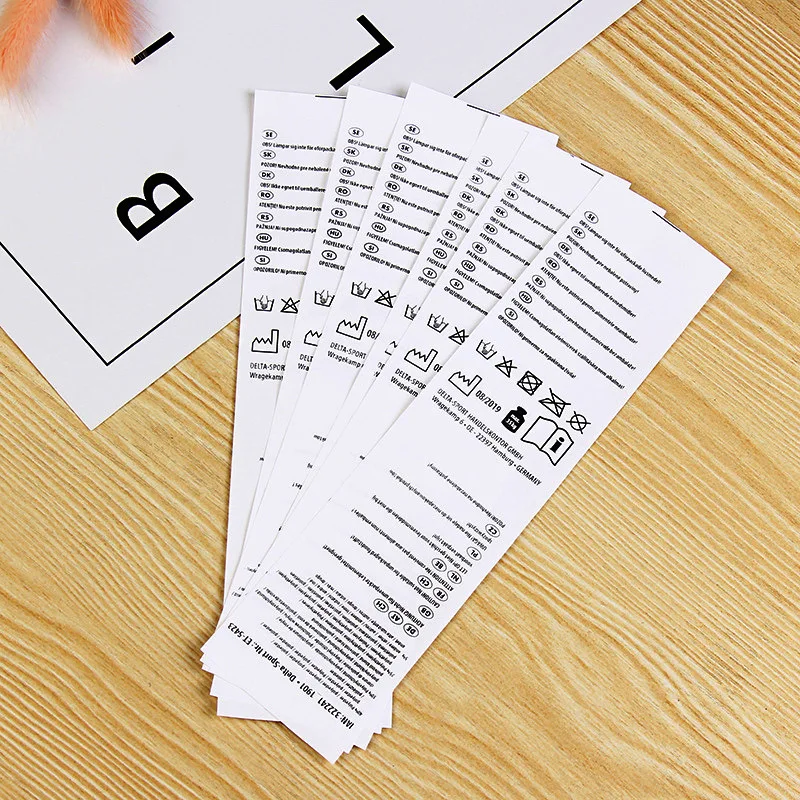 Custom Collar Woven Label Custom Wash Label Stain Tape Clothing Trademark Size Logo Embroidery Logo