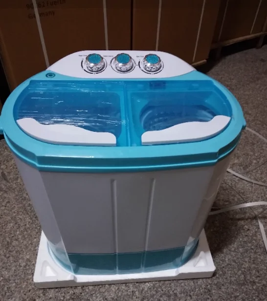 High-Performance Household Twin Tub Washing Machine Dm-Md23 Capacity 4-6kg Pulsator Washing Machine