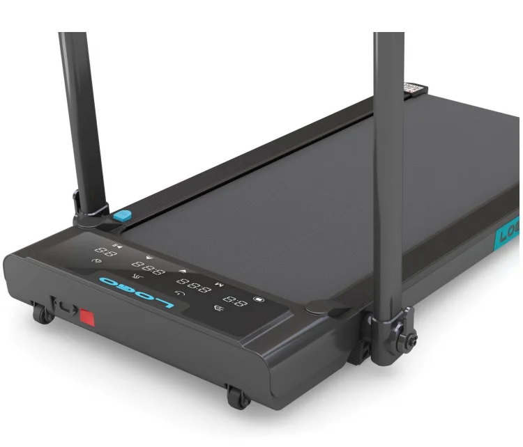 Portable Folding Treadmill with Moveable Desk Workstation & Manual Incline 0.75HP Walking Pad Treadmill 12km/h for Home Office