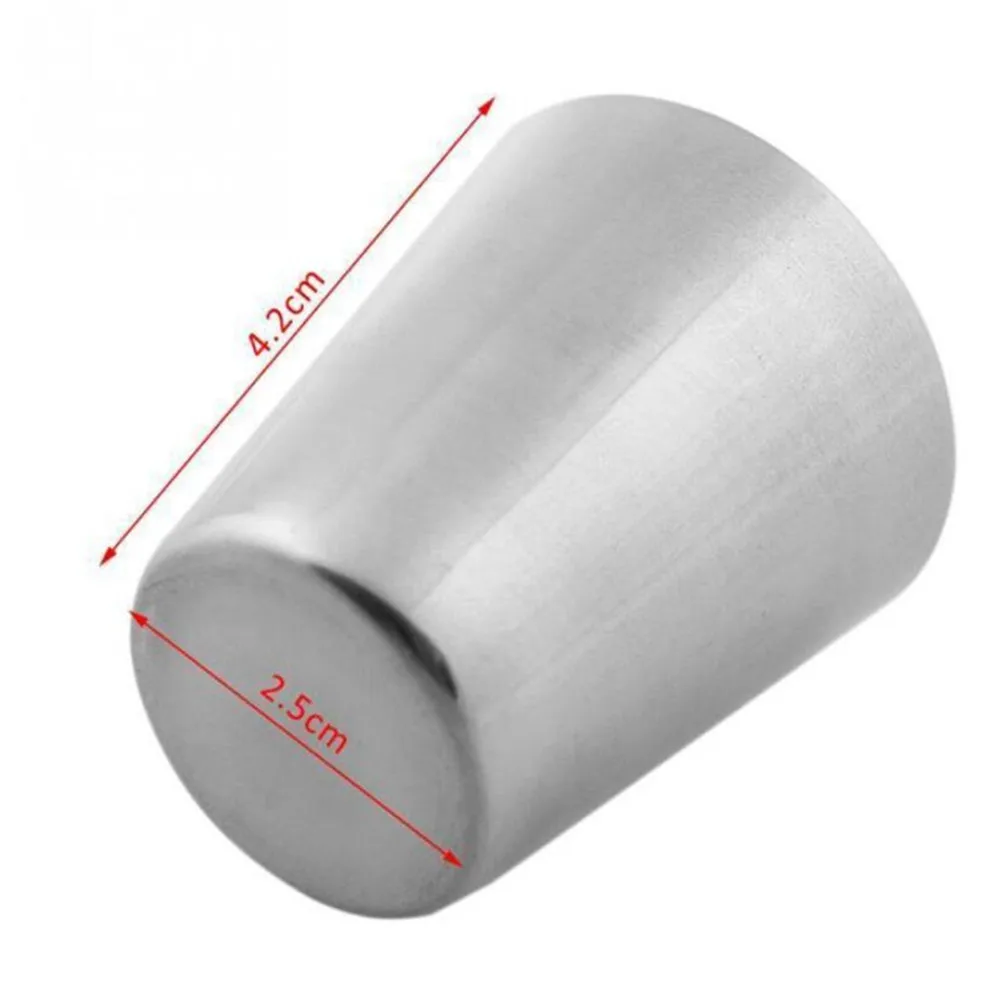 Christmas Wholesale Polished 1oz Mini Stainless Steel Shot Glass Cup Wine Drinking Glasses Home Kitchen Bar Tool