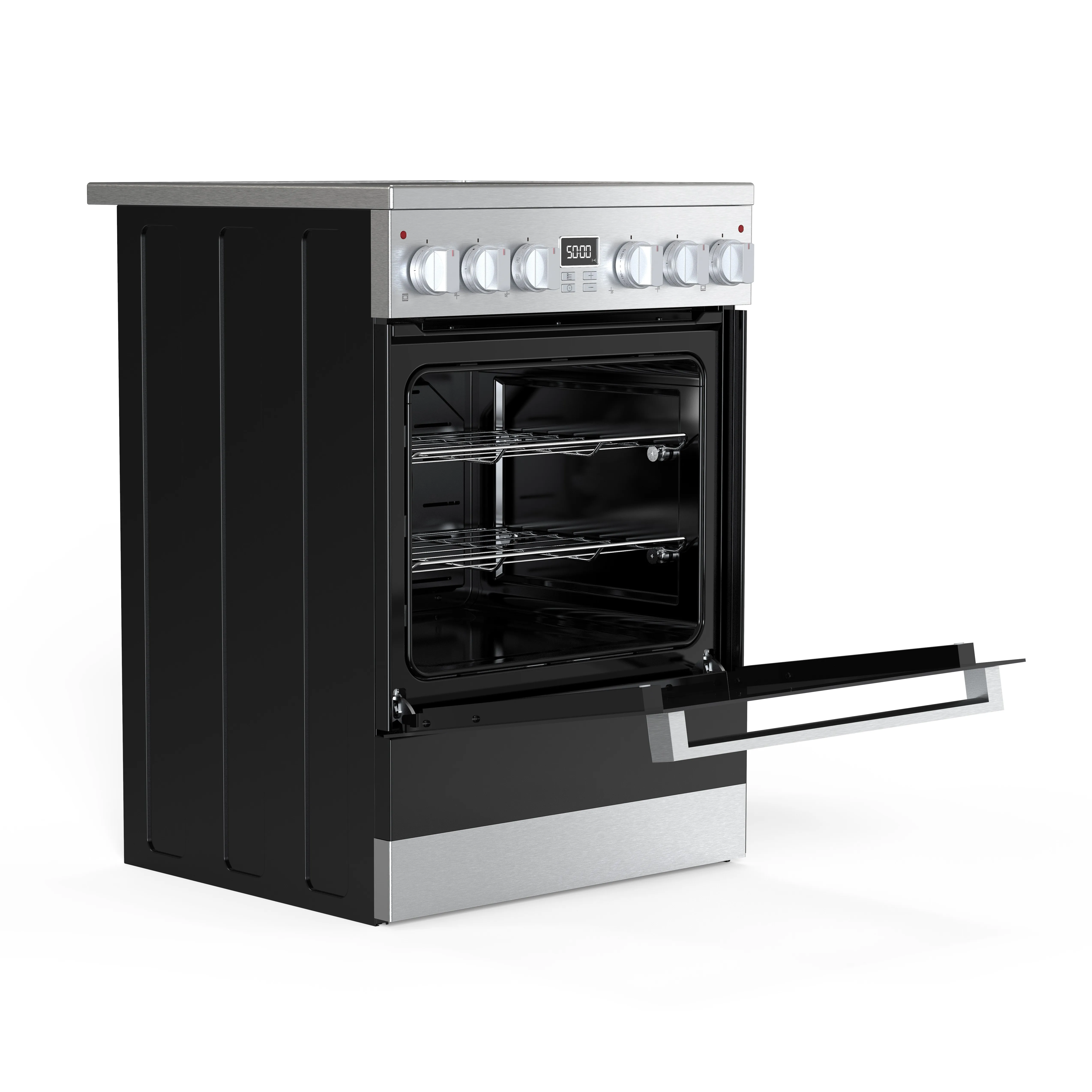 Commercial Kitchen Electric Cooktop Induction Cooktop Kitchen 4 Burners Cooking Range Inbuilt Oven