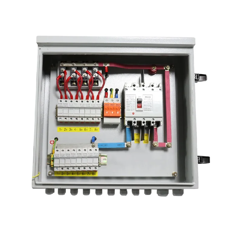 8 Solar String Waterproof Pv Monitor Array Dc Combiner Box Isolation