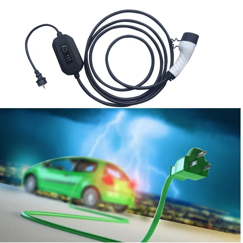 Умное быстрое зарядное устройство для электромобилей типа 1/Тип 2, 8 А до 40 А