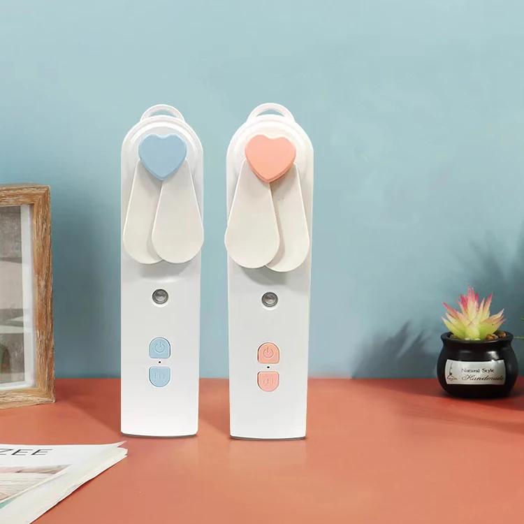 Hot Nano Mist nano Facial Steamer Mini 30ML Facial Moisturizer Mister electric usb rechargeable fan with water spray