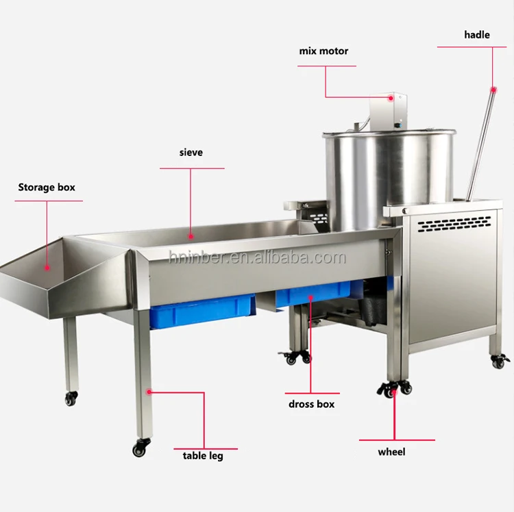 Big capacity industrial popcorn making machine popcorn vending and making machine