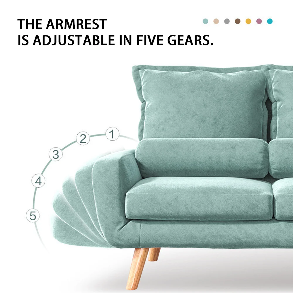 Hot Sale Simple And Cheap Double Sofa Bed With Fabric Cheap Sofa Supplier Modern Furniture Living Room Chair Folding Sofa Bed