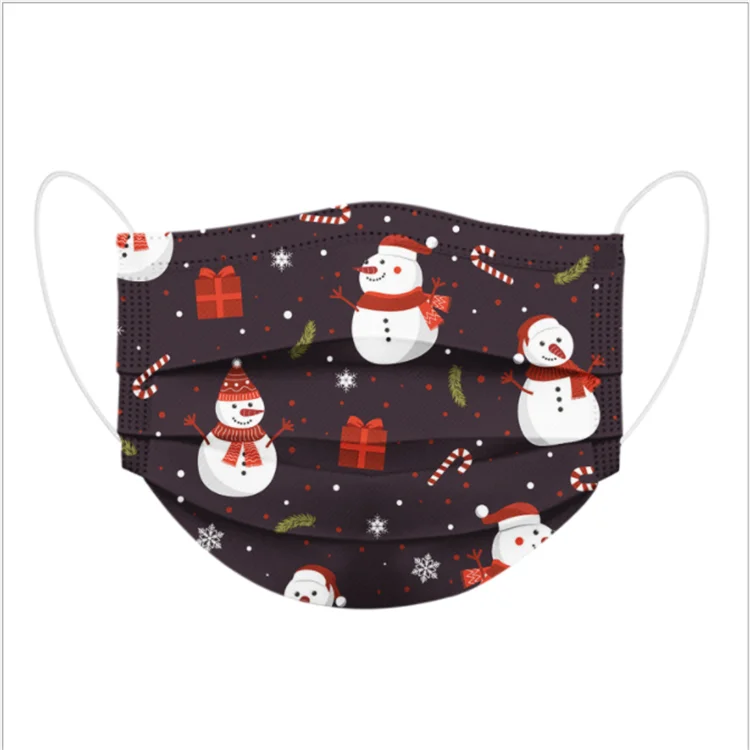 Одноразовые 3-слойные красочные маски для лица, 50 шт в наборе, медицинская маска cubrebocas детские хирургические kias маска для лица, 50 шт в наборе, от xiantao