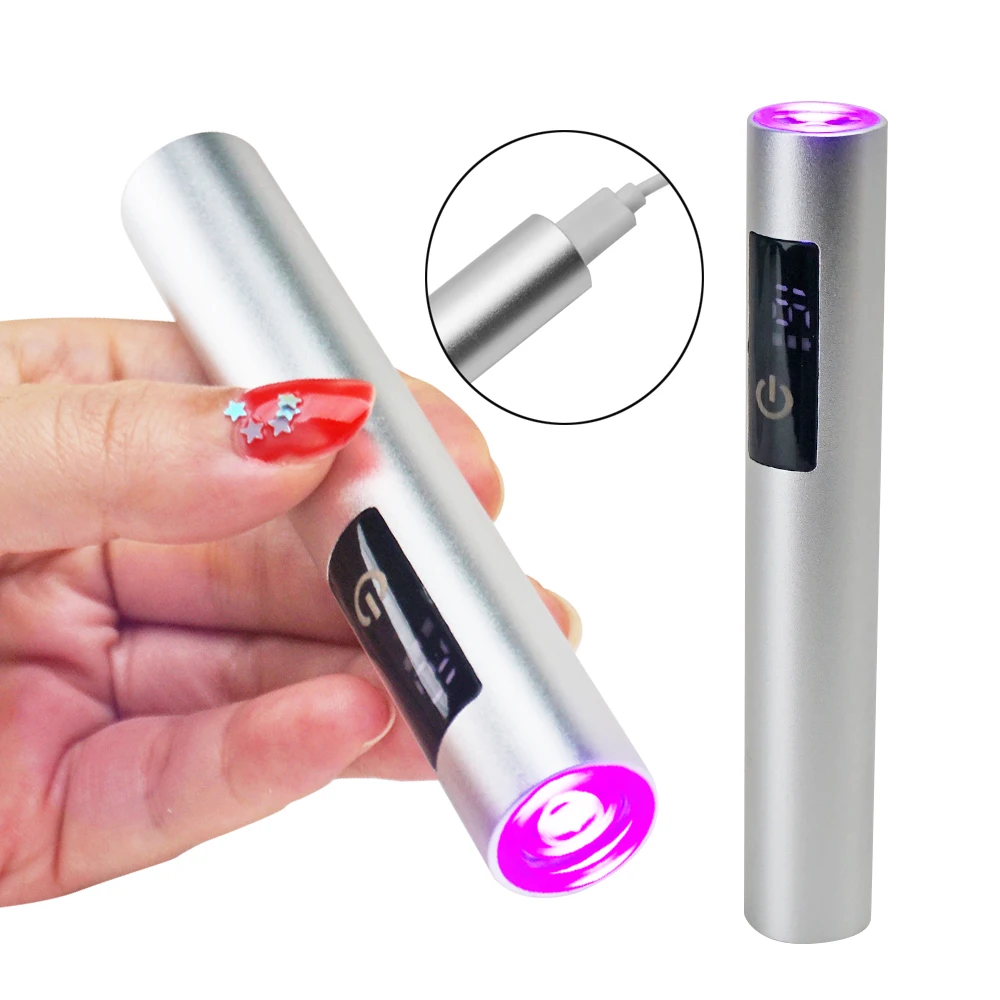 Mini UV LED Nail Lamp for Gel Nails Fast Curing with Touch Screen
