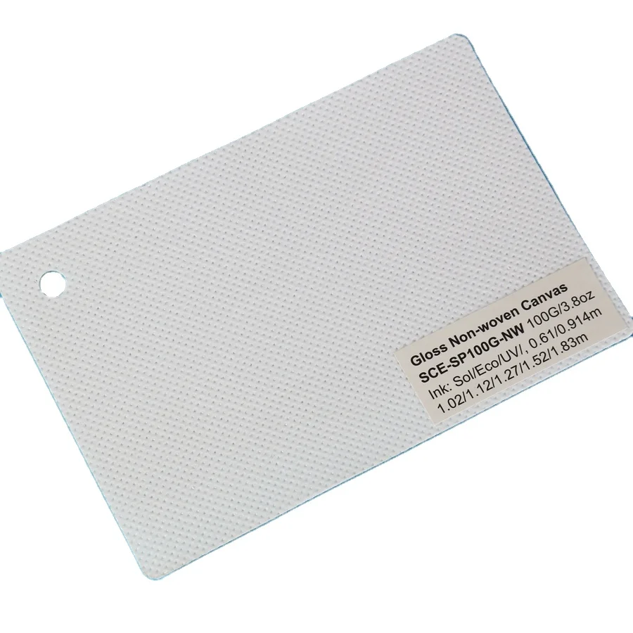 High quality 100% cotton canvas for water base or eco solvent printing