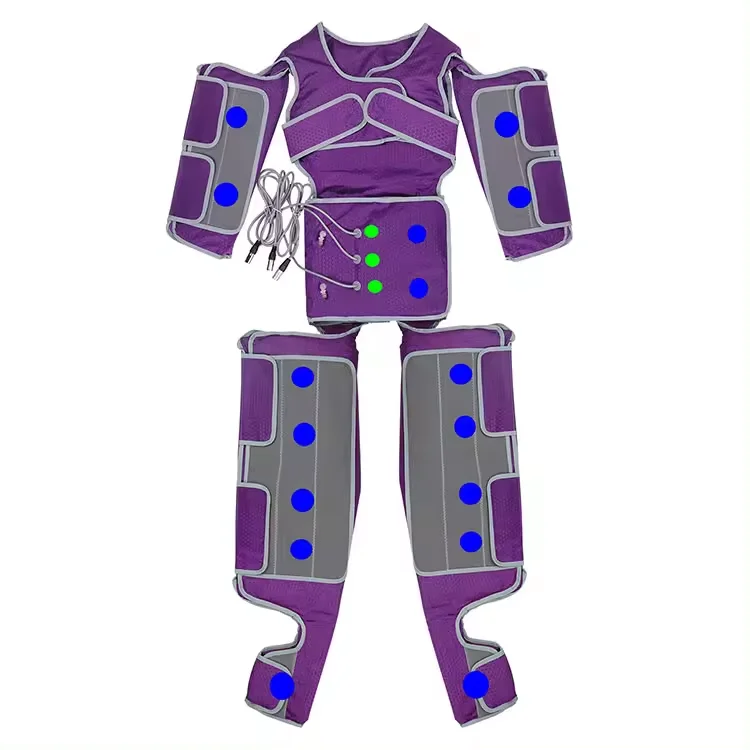 Physical Therapy Air Pressure Blanket Far Infrared Pressotherapy Suit Lymphatic Drainage Machine