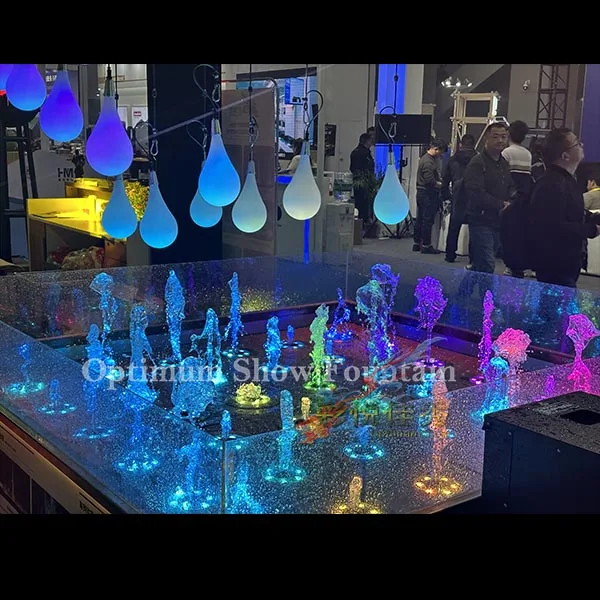 Free Design Movable Led Dance Floor Fountains Water Fountain Indoor for Decoration