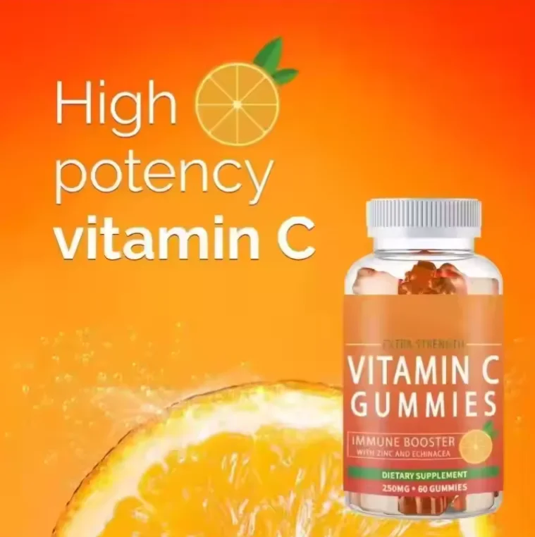 OEM Vitamin C gummies поддерживает иммунную систему Gummies