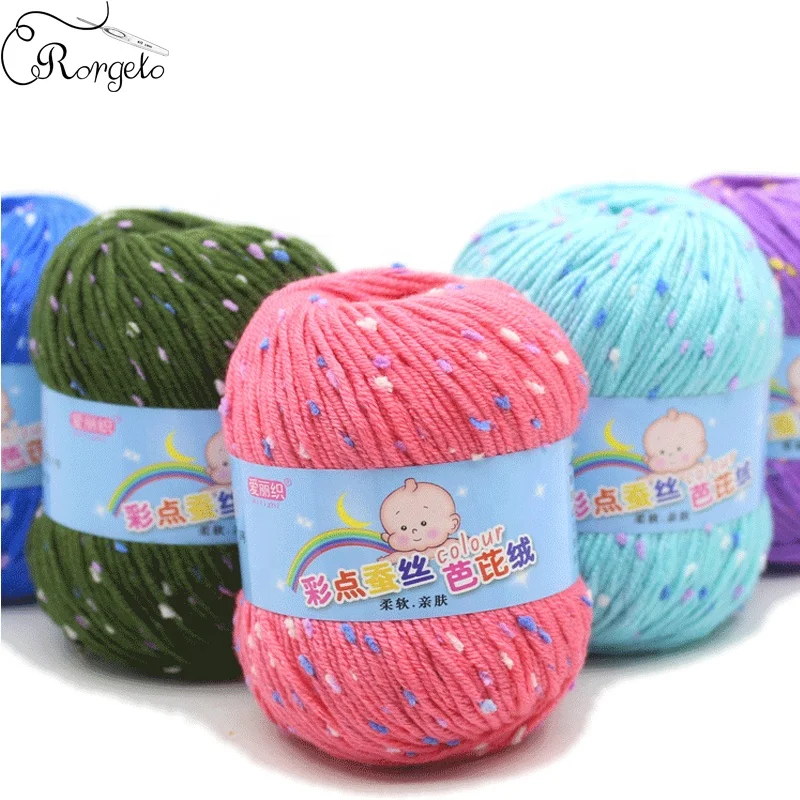 
Hot Sale Worsted Nitting Acrylic Cotton Delicate Crochet Yarn Hand Knitting Yarn For Crochet Baby Clothes Hat 