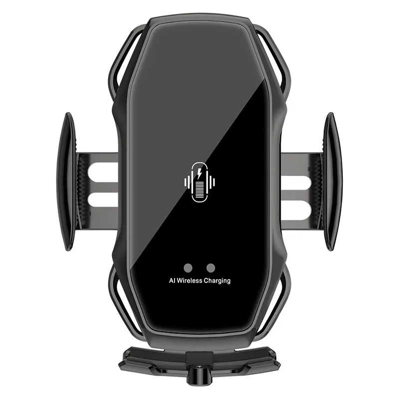 Universal smart sensor car wireless charger Mobile Phone Holder for Cars A5 New Auto Clamping Car Wireless Charging Holder