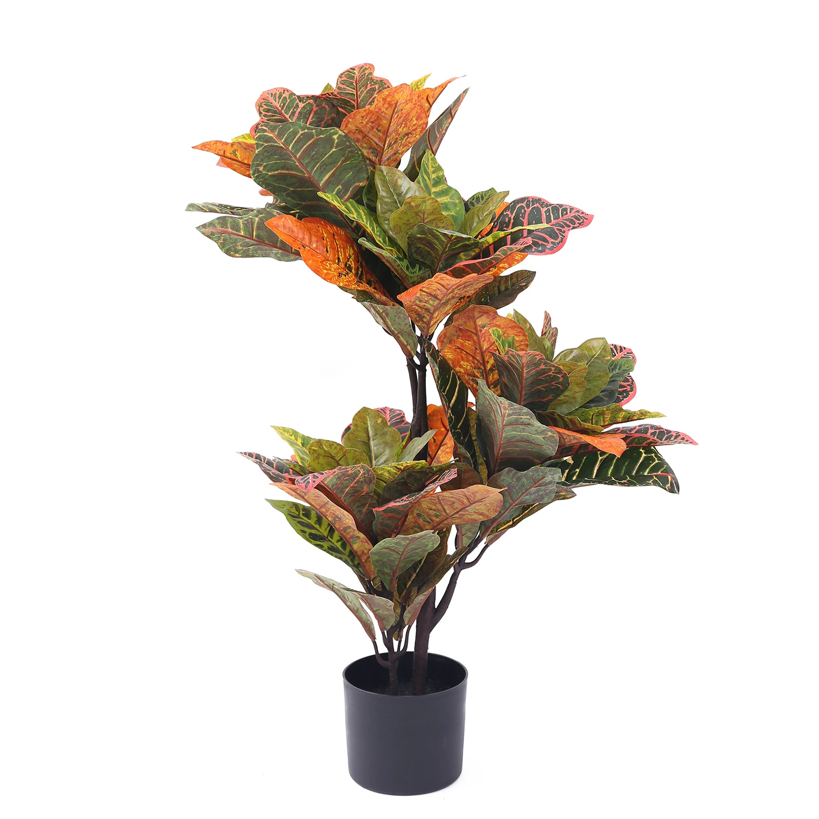 Best quality tropical plant artificial croton tree  small bonsai plants for home decor