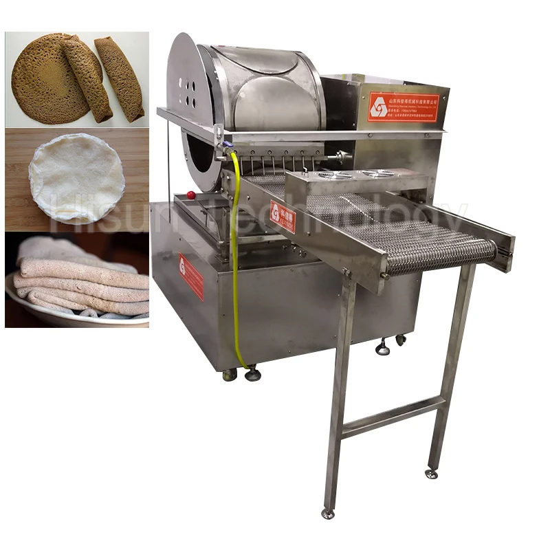 Automatic Spring Roll Wrapper Ethiopian Enjera Making Machine crepe making machine pancake maker