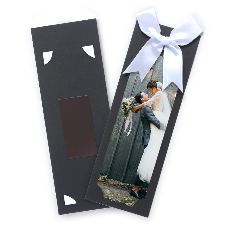 Magnetic thank you card for wedding photos Fridge Magnet