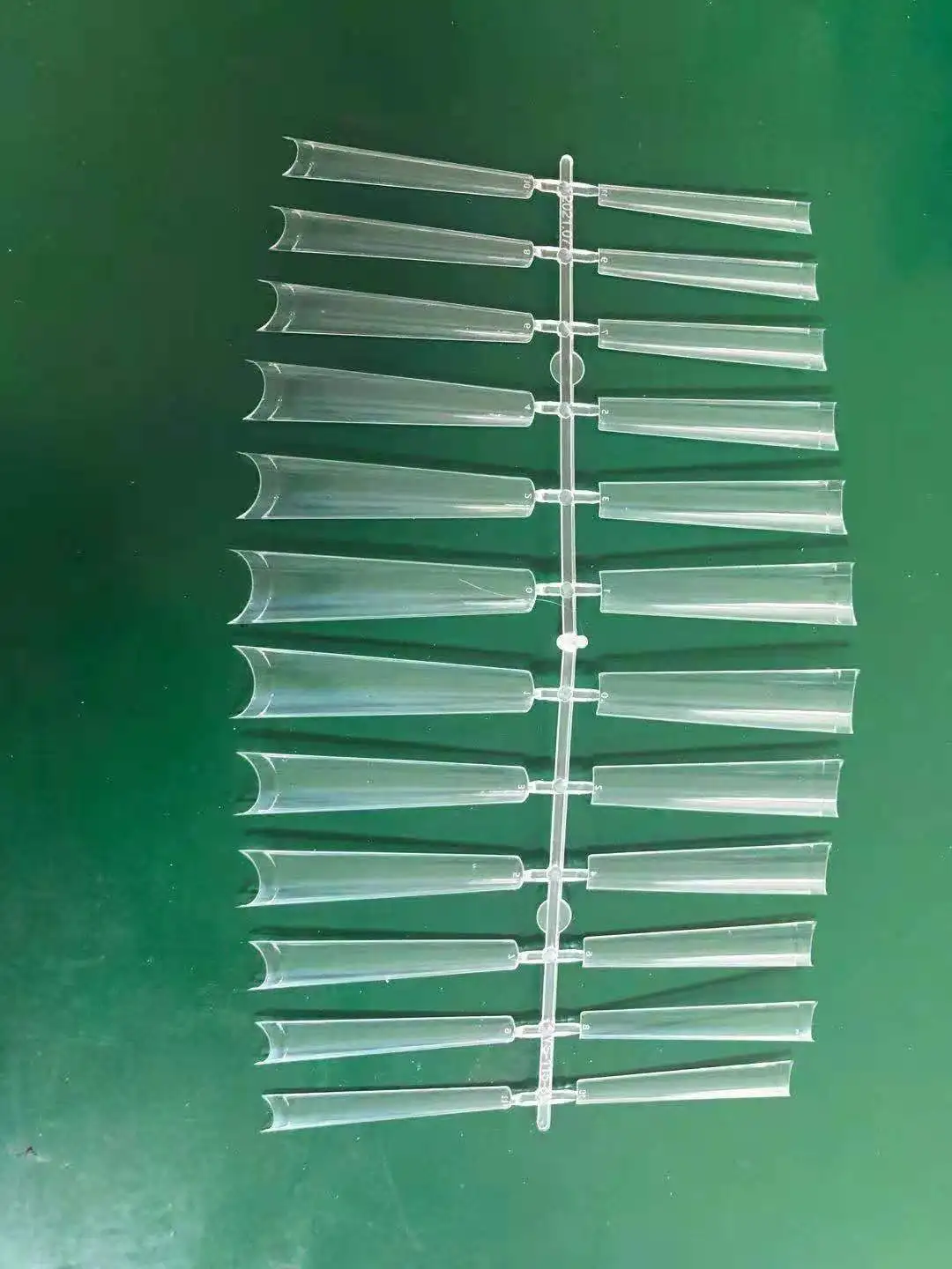 new arrival customer logo label 3XL COFFIN No C-Curve ABS Super XxxLong  French Length 5.5cm  Nail Art Tips