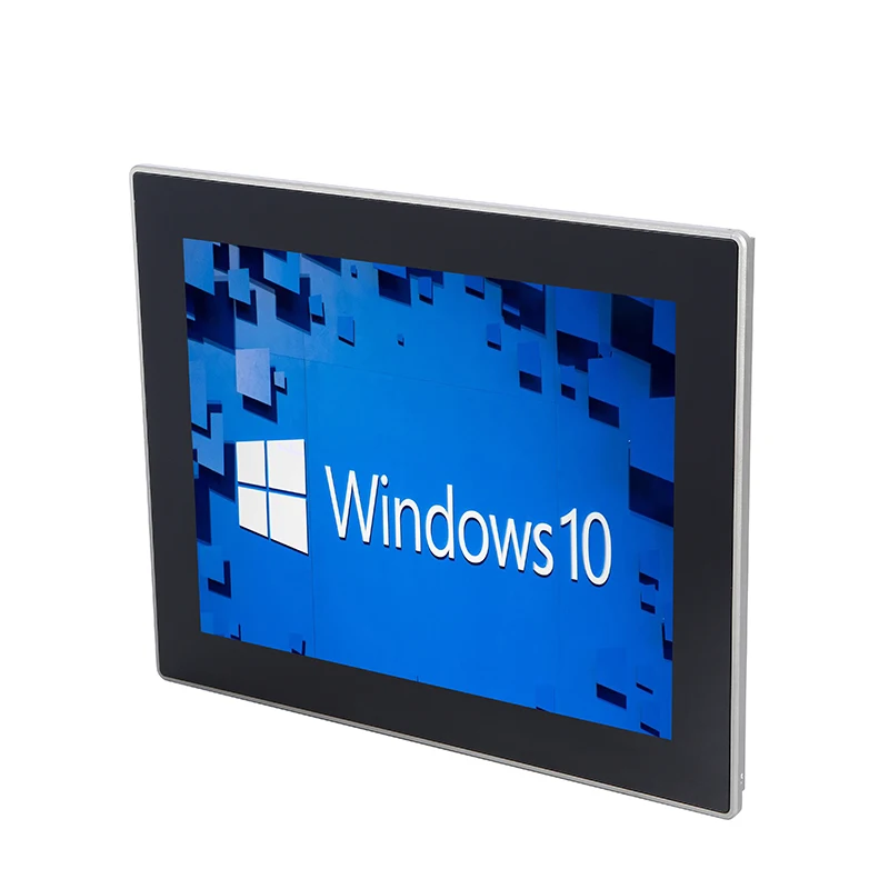 Powerful 12.1 inch multi touch screen monitor all in one tablet PC dual OS embedded industrial panel pc