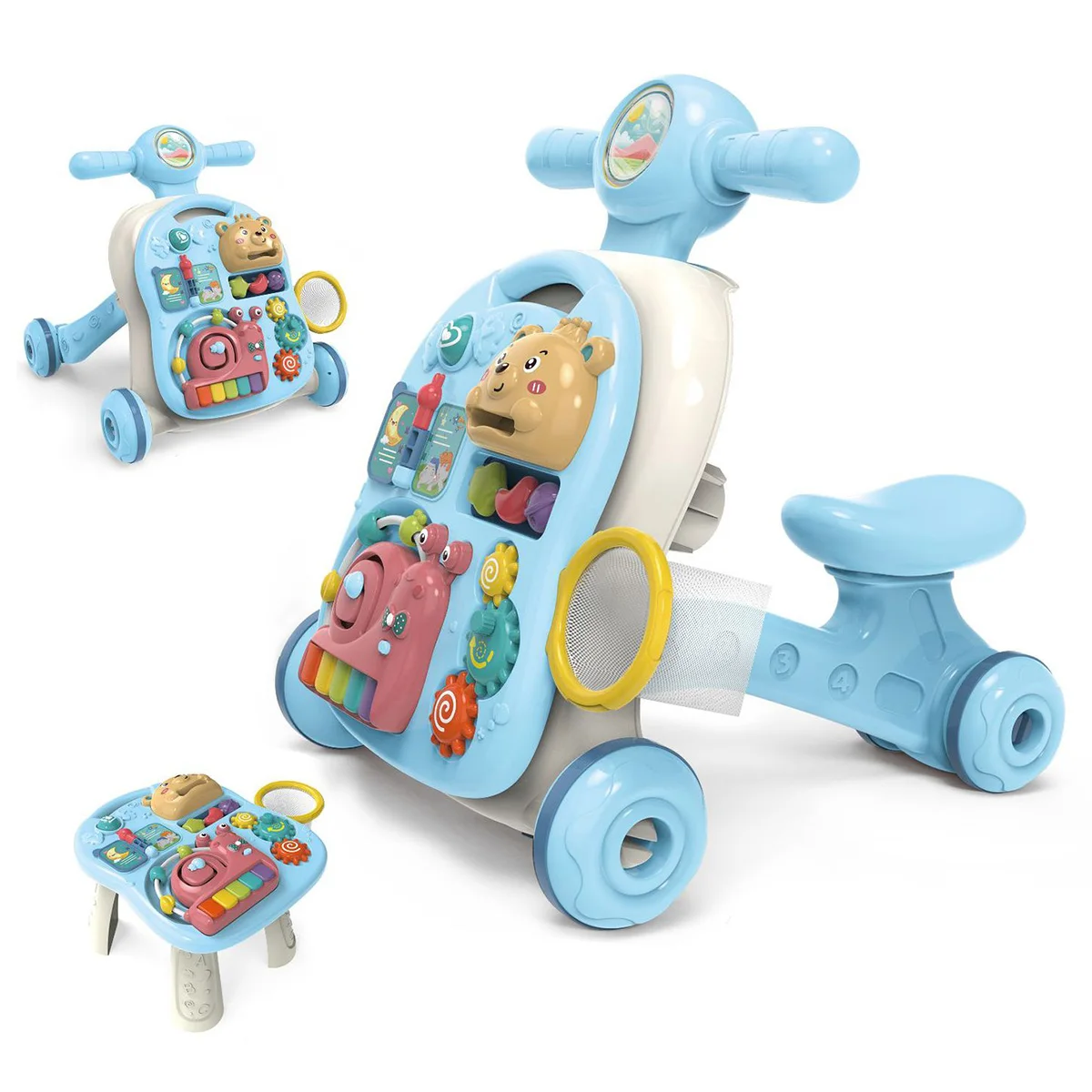 Andador Para Bebes Push Walker Baby Product Educational Activity Toys Toddler Learning Baby Walker 4 In 1 With Wheels And Seat