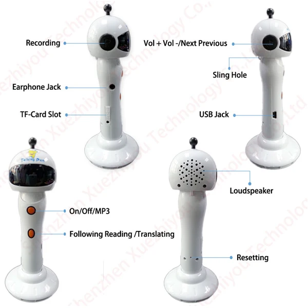 Kids Learning Device Talking Reading Pen Smart Early Educational Reader Pen Baby Learning Toys With books