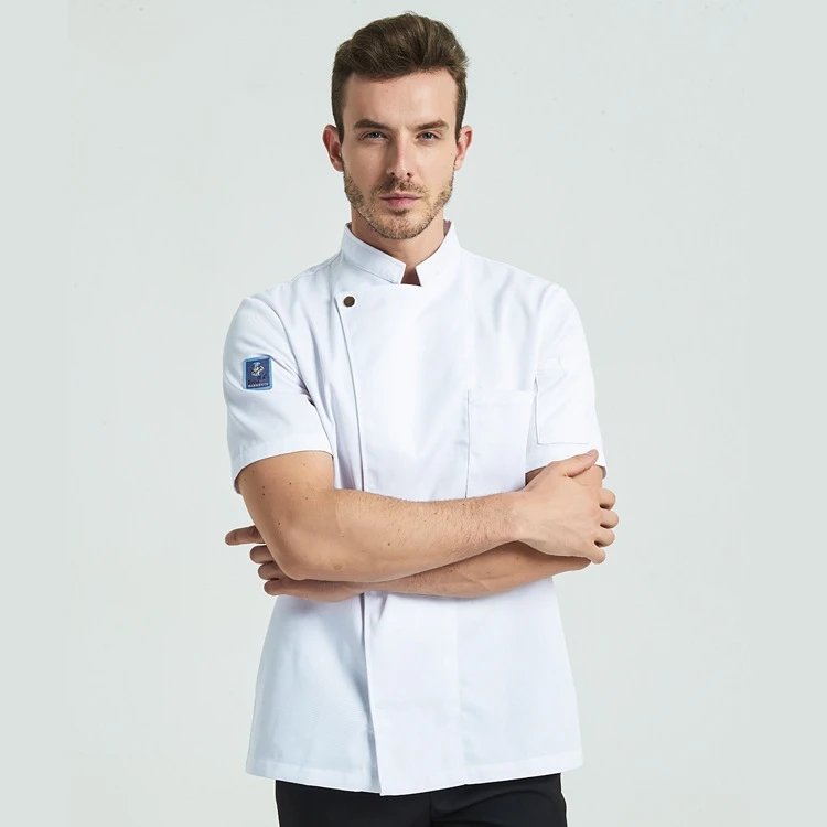 
Short sleeve chef -uniform hotel restaurant chef kitchen set uniform 